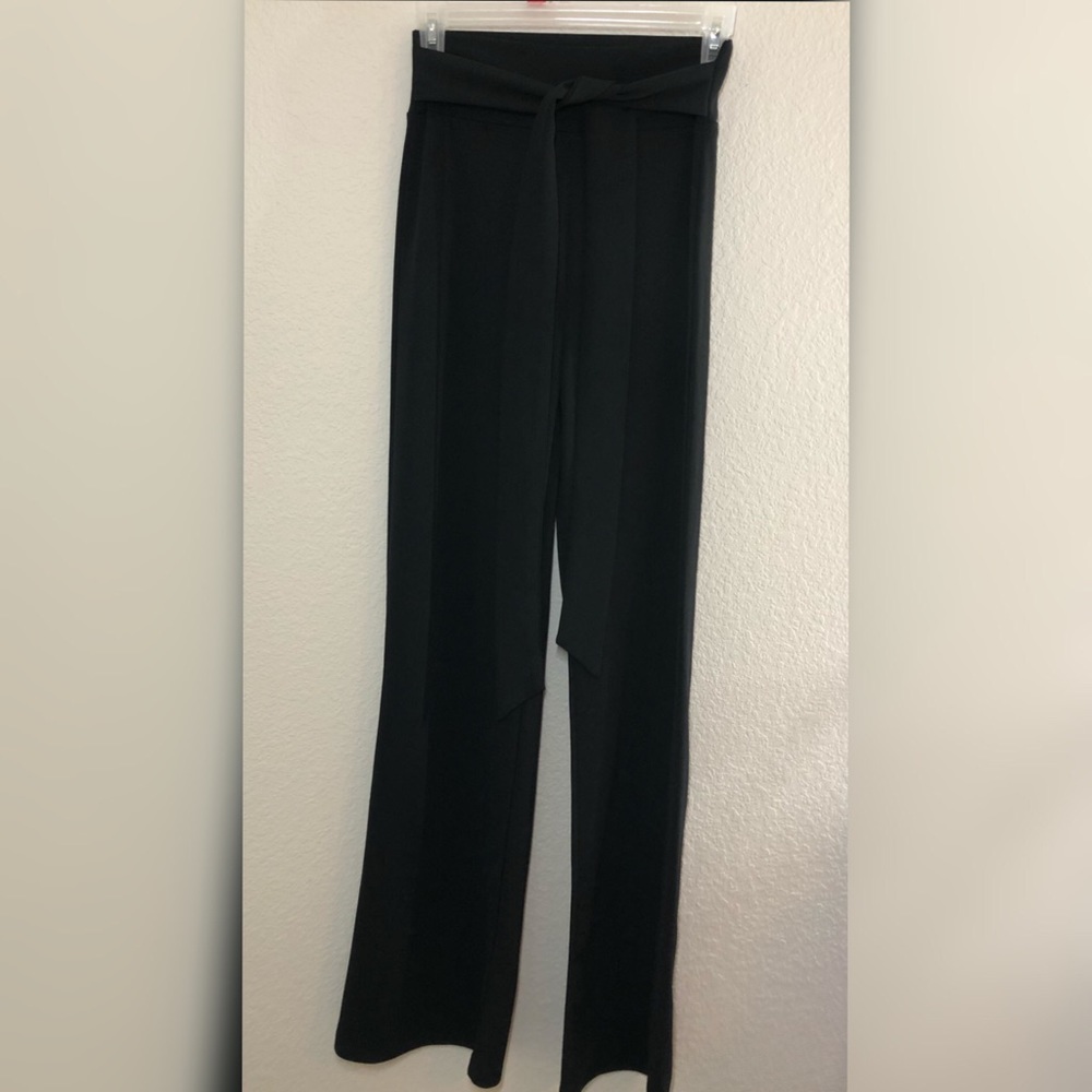 Black Dress Pants XS Fashion Nova with Waist Tie
